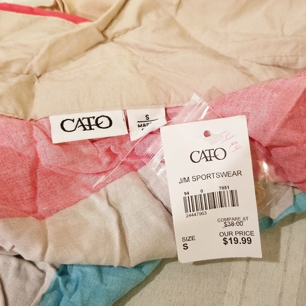 ‎Cato Horizontal Striped Button Down Size S - Picture 5 of 5